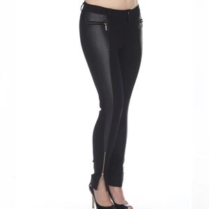 NWT AZI Black Quilted Legging Pants Size 14